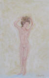 female nude pastel
