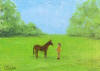 girl and horse